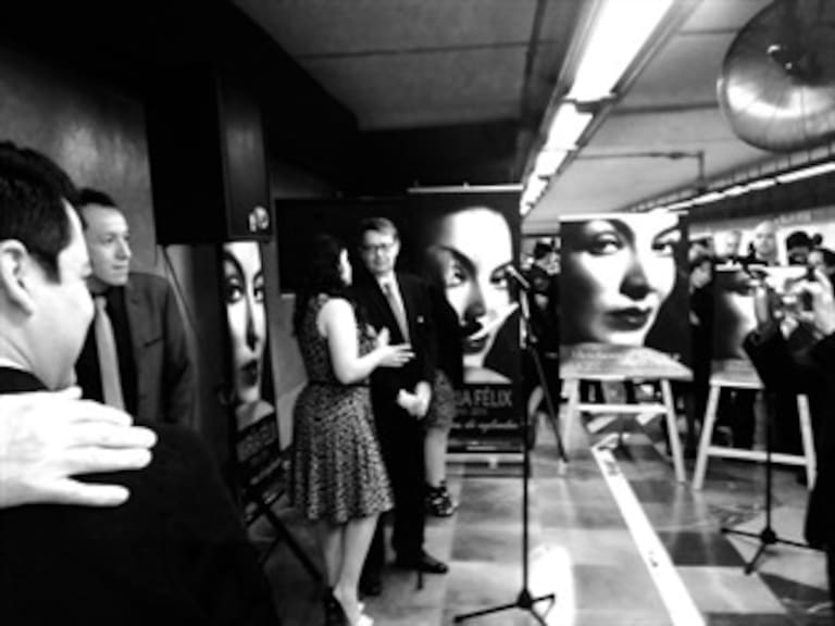 Realizan homenaje a María Félix en el Metro