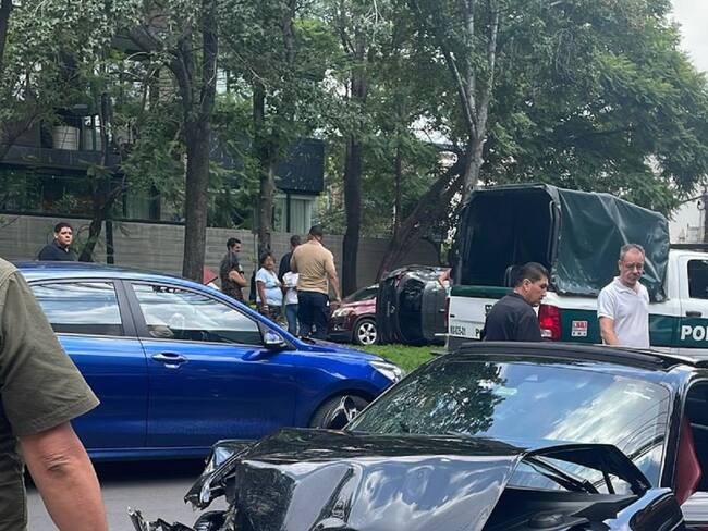 Identifican a conductor de Porsche abandonado en Polanco