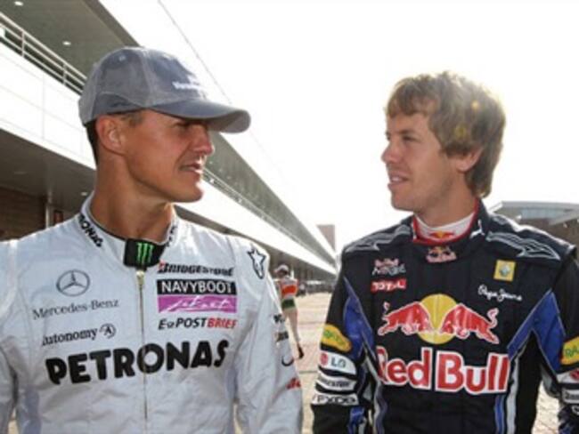 Schumacher: 'Me alegro de no ser compañero de Vettel'