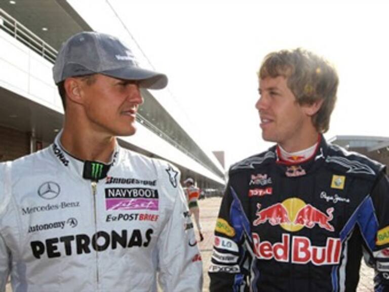 Schumacher: 'Me alegro de no ser compañero de Vettel'