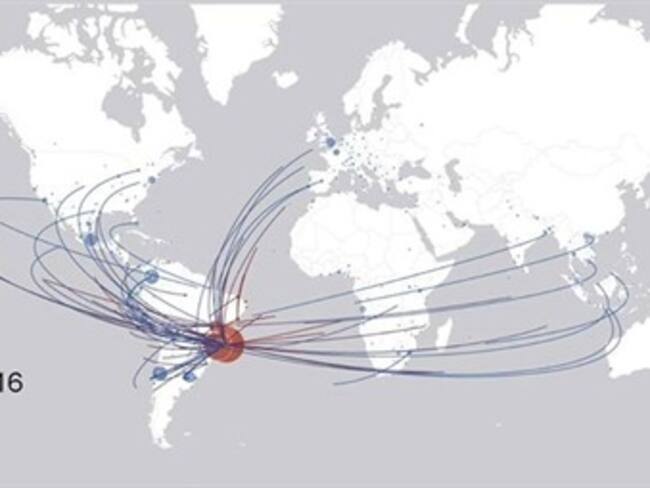 Mexicanos están en el top de visitantes del Mundial, revela Facebook
