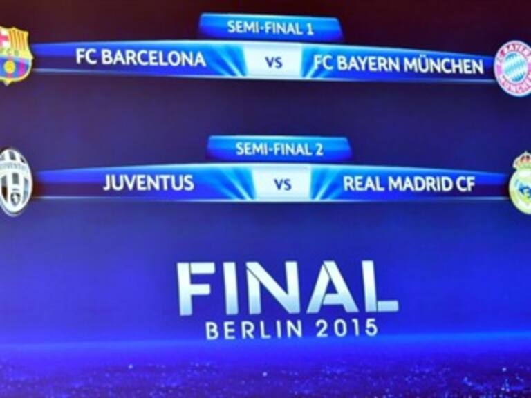 Se definen las Semifinales de la Champions League