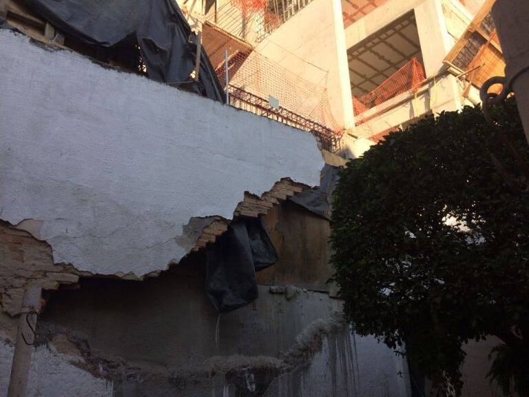 Denuncian vecinos de la Colonia Laffayette falta de acciones contra edificio irregular