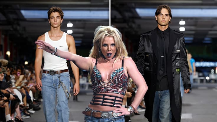 Hijos de Britney Spears debutan en la pasarela de París: así fue su aparición en la Fashion Week