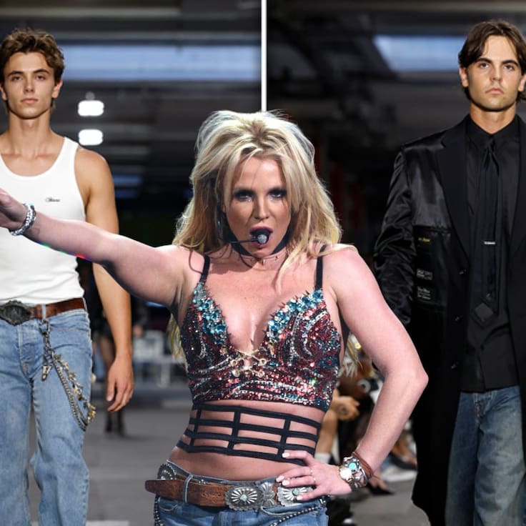 Hijos de Britney Spears debutan en la pasarela de París: así fue su aparición en la Fashion Week