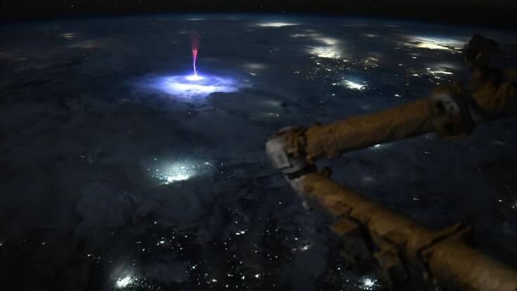 Astronauta de la NASA capta un raro ‘chorro gigante’ sobre México y Estados Unidos