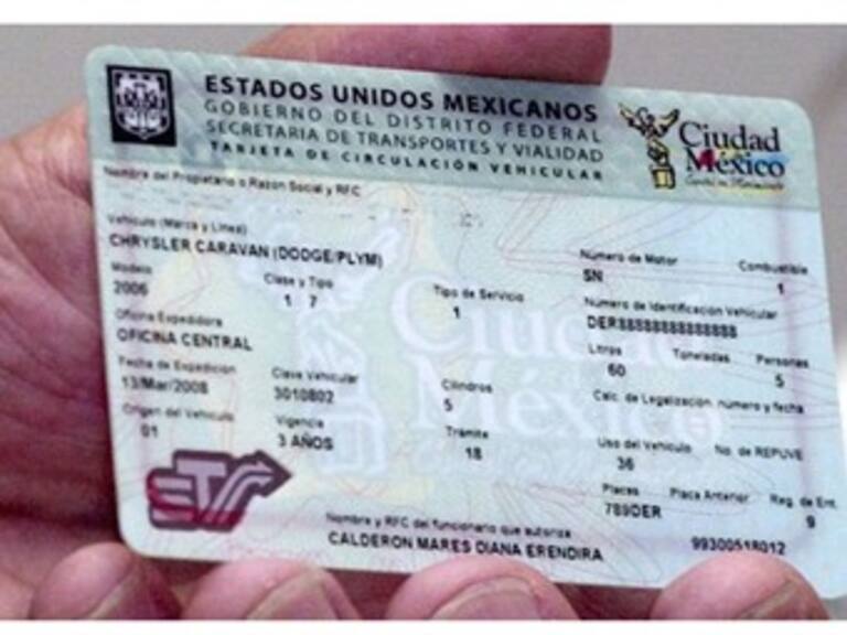 Analiza Setravi prórroga en trámite para tarjeta de circulación con chip