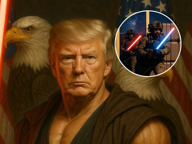 ¿Trump es Jedi o Sith? Así celebró la Casa Blanca el Día de Star Wars con imágenes hechas con IA