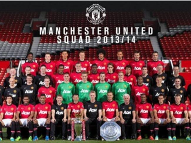 Se toma el Manchester foto oficial para la temporada 2013-2014
