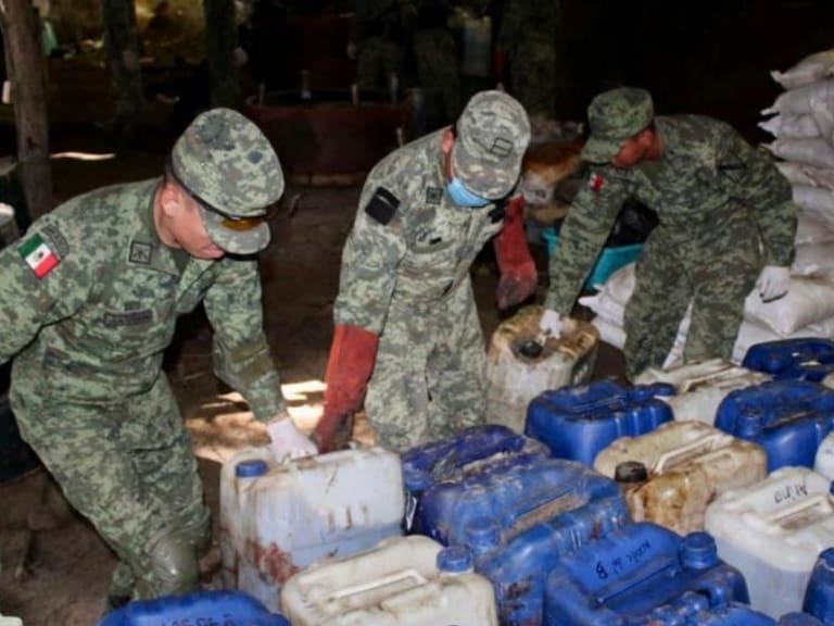 Ejército Mexicano desmantela laboratorio de droga