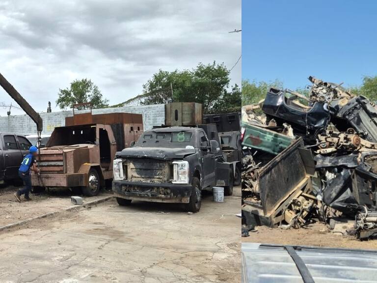 Destruye FGR 33 vehículos “monstruos” con blindaje artesanal