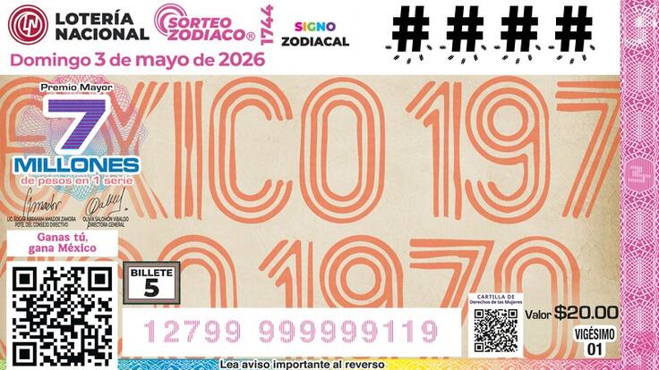 Disponibles los billetes 5 y 6 que integran la colección del Álbum Retro de Lotería Nacional y el Fútbol