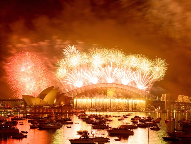¡El mundo celebra la llegada del Año Nuevo!