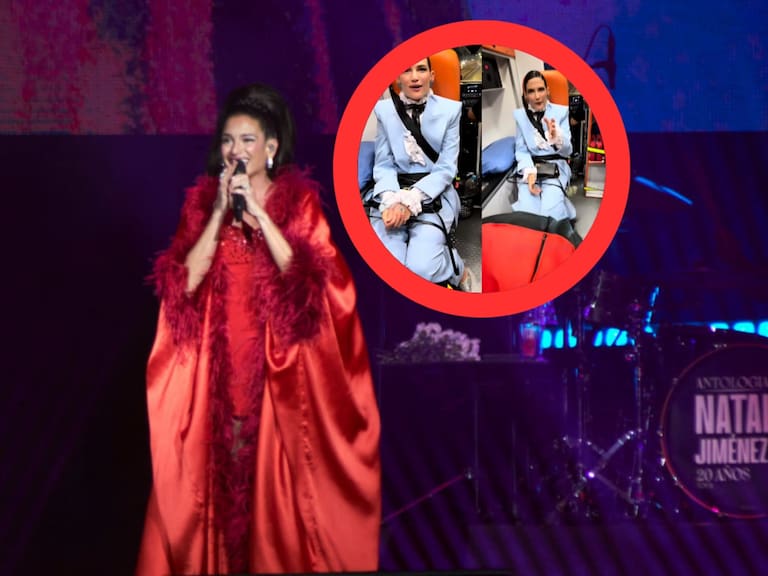 Natalia Jiménez utiliza ambulancia para llegar a concierto y en redes sociales la critican