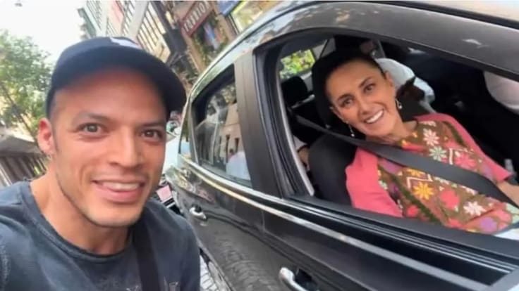 ¿Quién es Enrique Saavedra? El joven que se acercó al auto de Claudia Sheinbaum y le dijo “amor de mi vida”