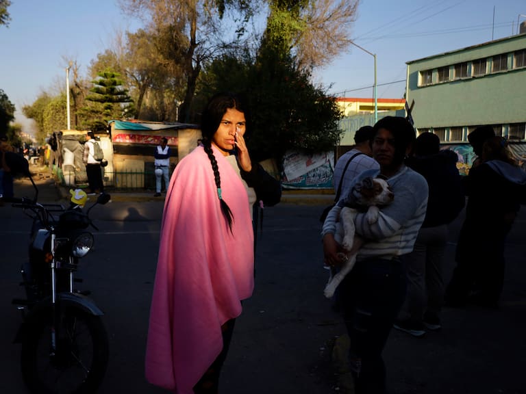 Migrant Camp In Mexico City Resists Eviction Attempt In The Early Morning