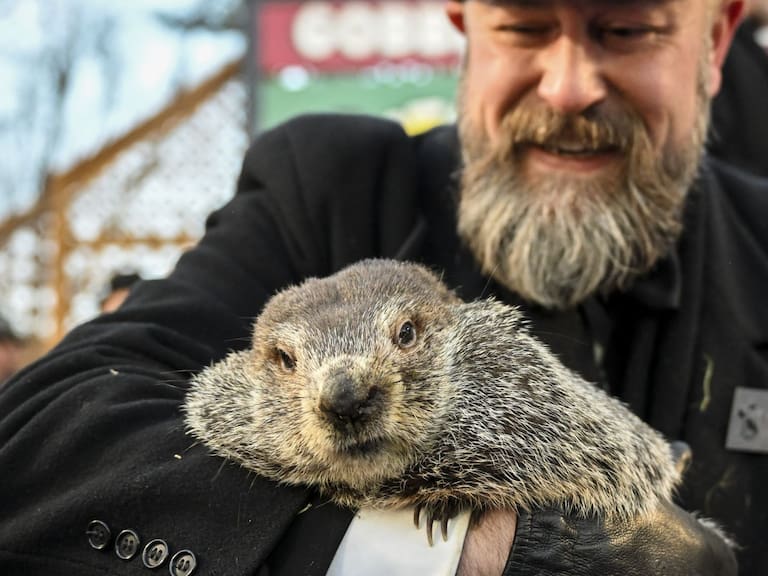 El invierno no se va todavía. Phil predijo más frío durante el Día de la Marmota 2026. Getty Images