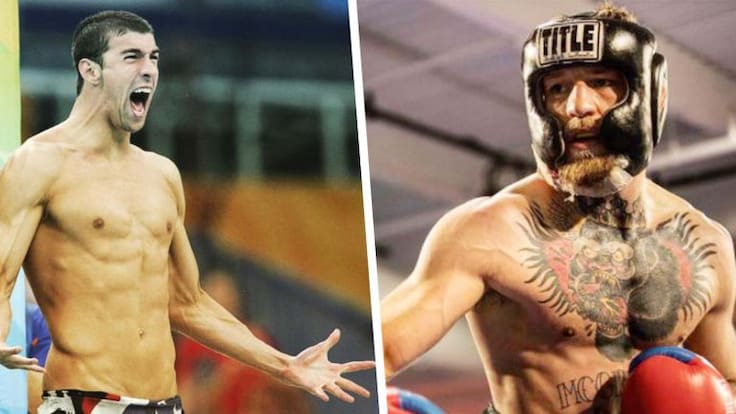 Michael Phelps reta a Conor McGregor a una competencia