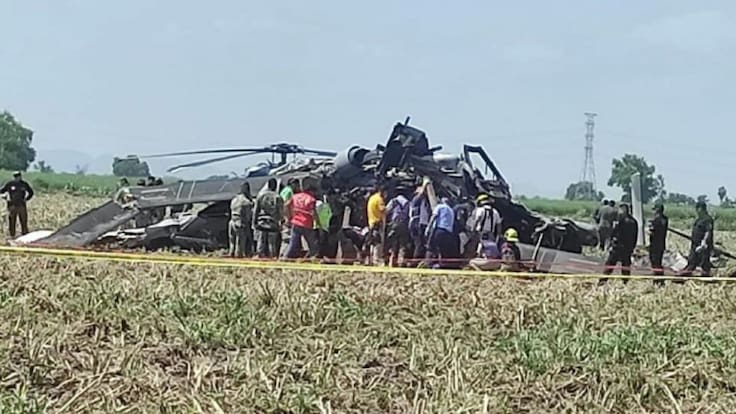 Helicóptero cayó por falta de combustible tras captura de Caro Quintero