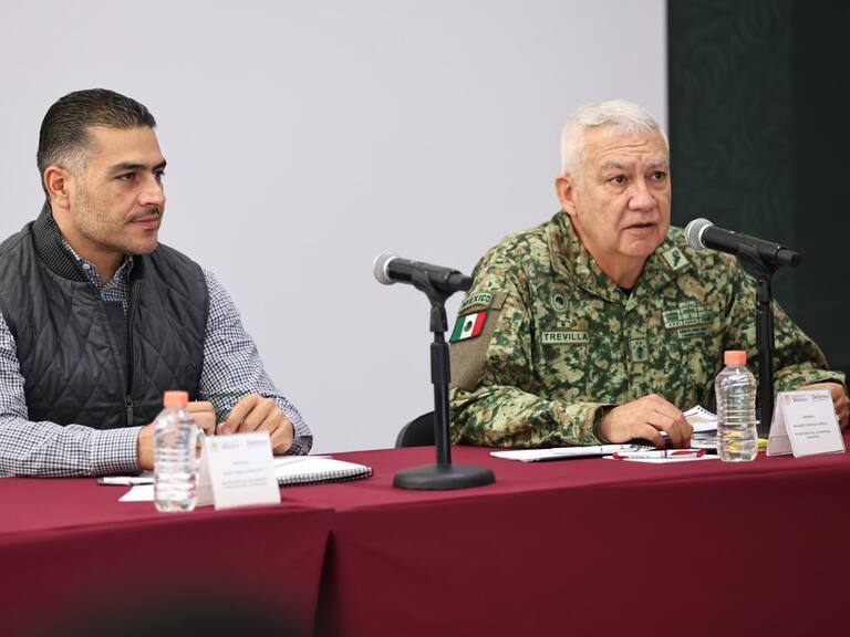Omar García Harfuch, secretario de Seguridad Ciudadana, de visita en Sinaloa para supervisar los avances de la Estrategia de Seguridad.