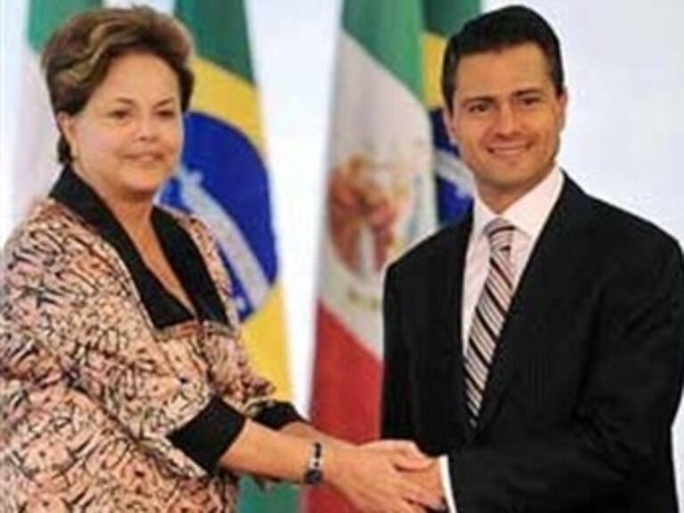 Pide Peña Nieto apoyo de Rousseff para evitar pobreza en México