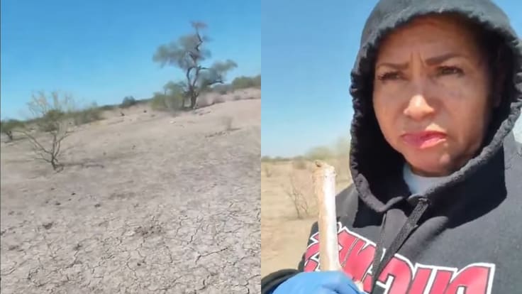 Ceci Flores localiza restos óseos en Sonora; podrían pertenecer a su hijo Marco Antonio