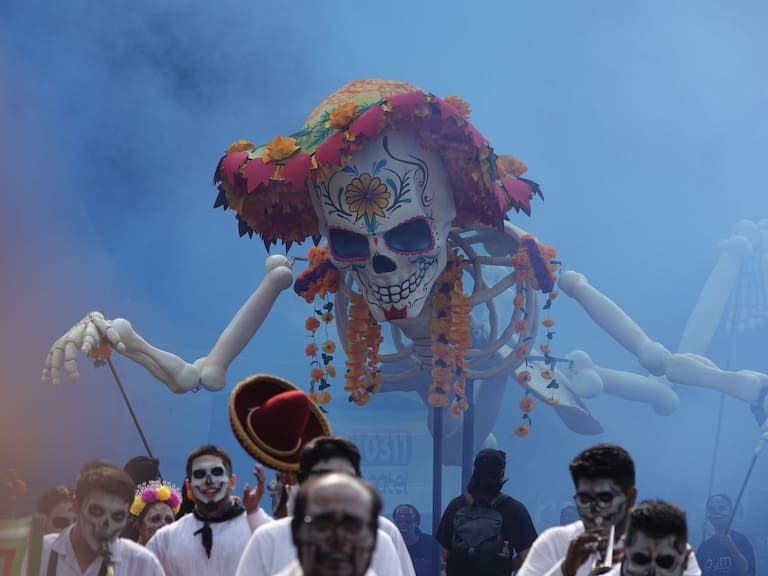 Desfile de día de muertos en CDMX