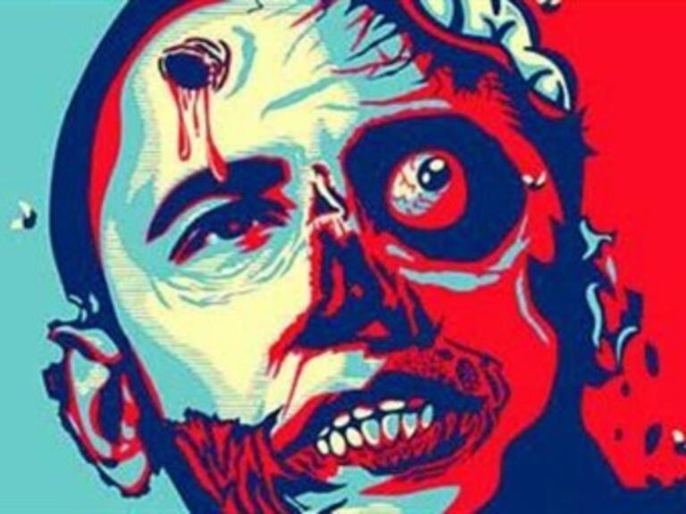 Critican imagen de Obama como zombie