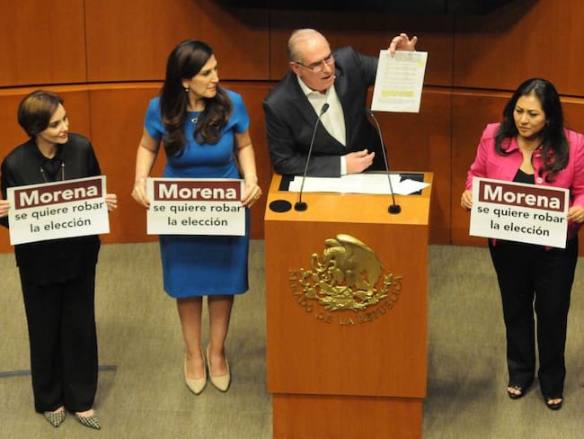 Imponer a sus incondicionales en el INE, plan C de Morena: Senadores PAN