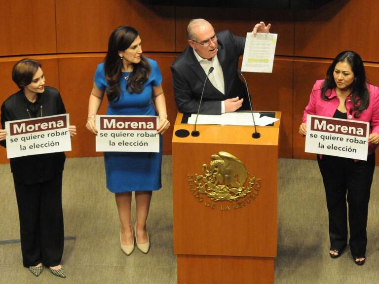 Imponer a sus incondicionales en el INE, plan C de Morena: Senadores PAN