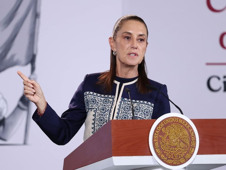 La presidenta de México, Claudia Sheinbaum, lamentó el asesinato de una estudiante de intercambio de España en el estado de Morelos. FOTO: MOISÉS PABLO/CUARTOSCURO.COM