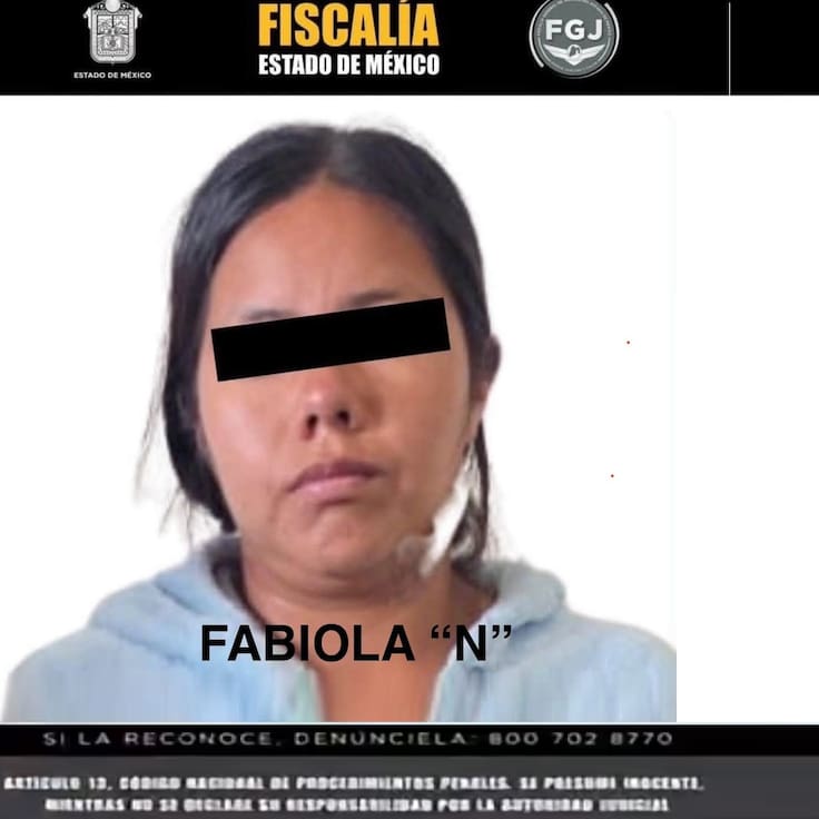 Fabiola “N” es detenida como presunta feminicida de sus dos hijas menores en Almoloya