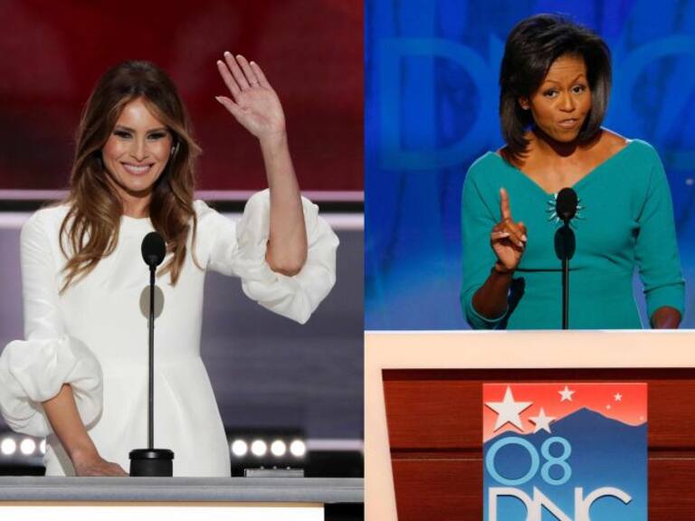 Melania Trump plagió parte del discurso de Michelle Obama