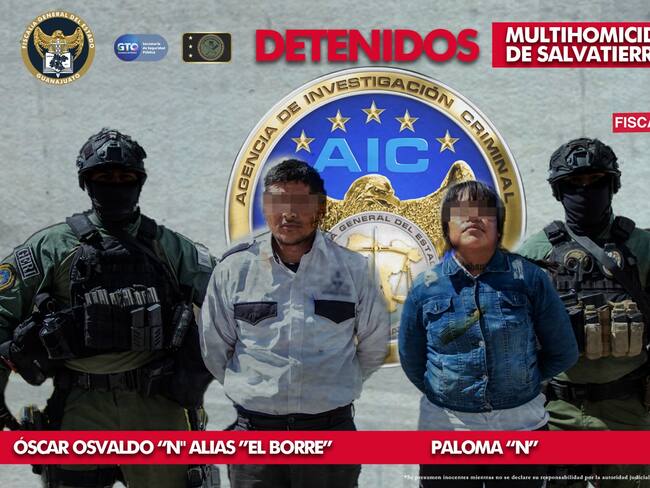 Detienen a dos por multihomicidio en ex hacienda de Salvatierra, Guanajuato