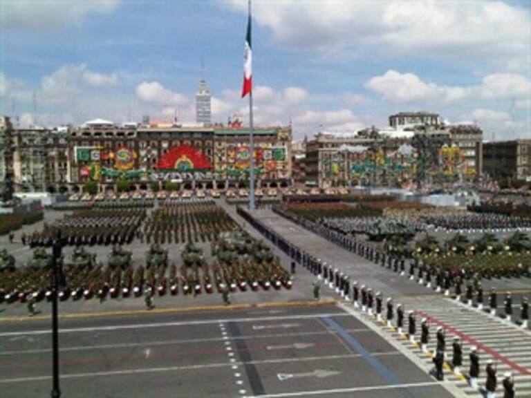 Vigilancia por desfile militar