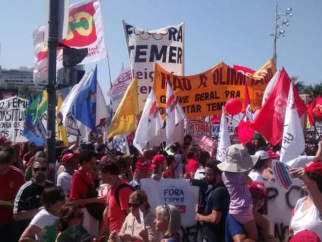Juegos de Brasil inician en medio de protestas