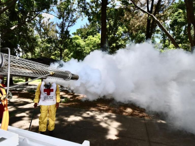 Cruz Roja fumigará contra dengue el primer cuadro de Gdl