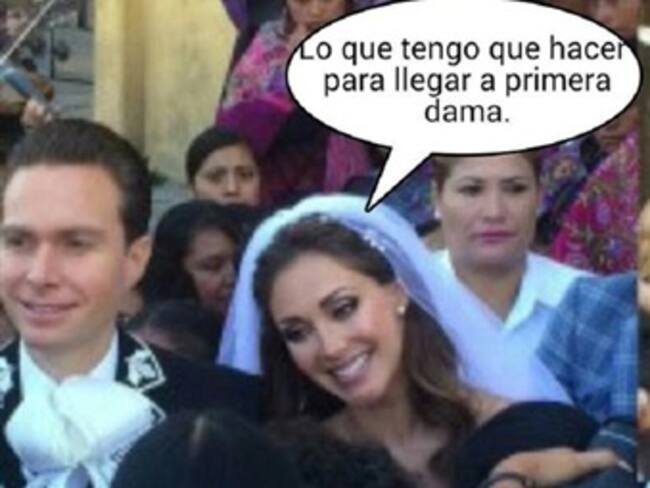 Memes de la boda de Anahí y Manuel Velasco