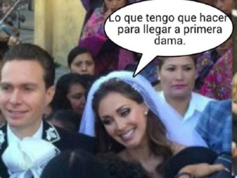 Memes de la boda de Anahí y Manuel Velasco
