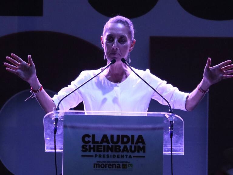 Claudia Sheinbaum Pardo, candidata a la Presidencia de la Republica por la coalición &quot;Sigamos haciendo historia&quot;
