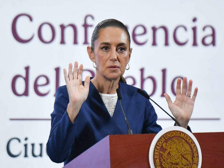 La presidenta Claudia Sheinbaum, afirmó que no habrá represión en contra de los maestros de la CNTE, "no caeremos en provocación".FOTO: MARIO JASSO/CUARTOSCURO.COM