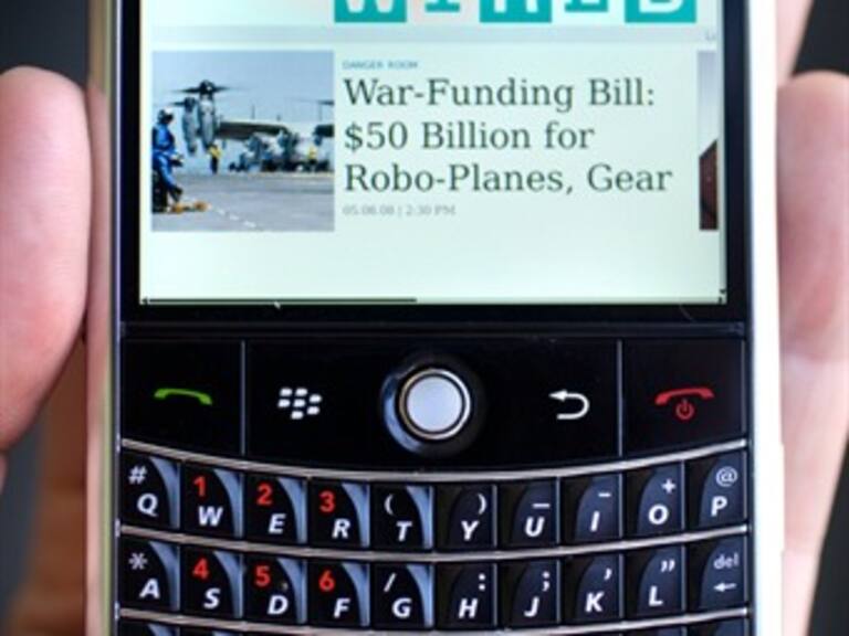 Nueva avería en servicio de correo de teléfonos BlackBerry