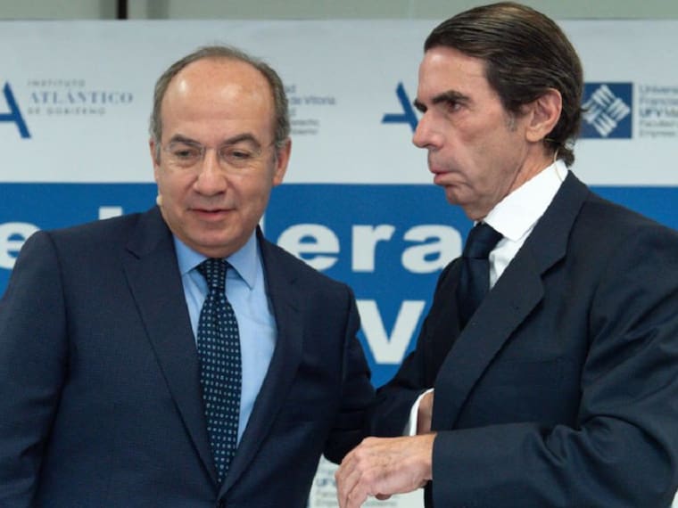 España concede un permiso de residencia a Felipe Calderón