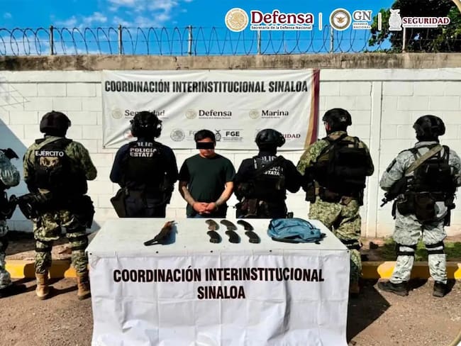 Detienen a “El Talibán”, presunto líder del Cártel del Pacífico, vinculado a la desaparición y homicidio de 10 mineros en Sinaloa