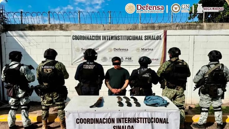 Detienen a “El Talibán”, presunto líder del Cártel del Pacífico, vinculado a la desaparición y homicidio de 10 mineros en Sinaloa