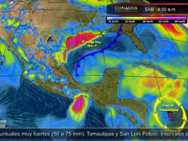 Pronóstico del Tiempo del 19 y 20 de noviembre