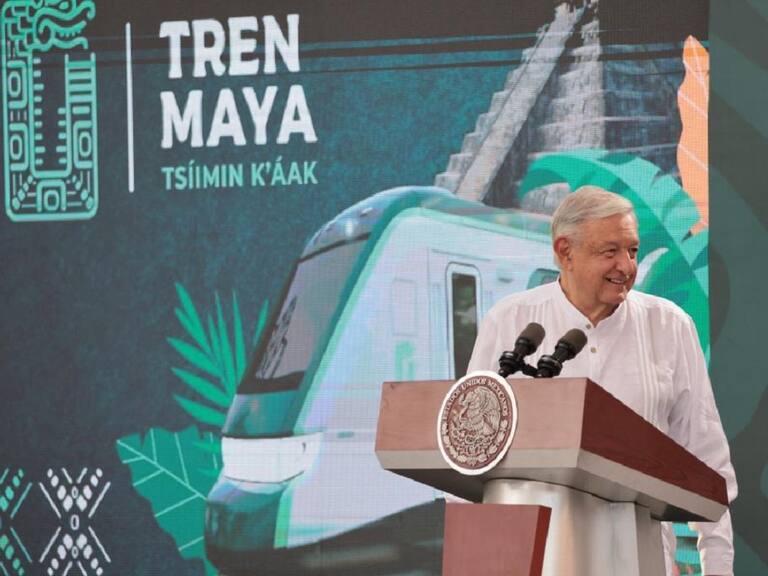 El presidente López Obrador inauguró este viernes el primer tramo del Tren Maya