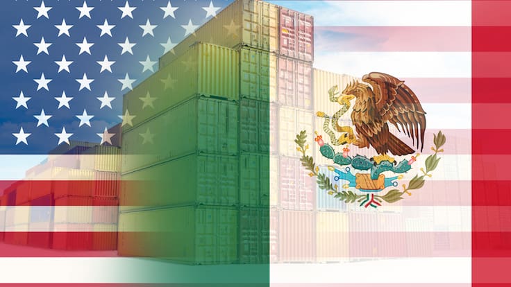 Exportaciones mexicanas crecen 40.4% en agosto y dejan superávit de 605 mdd