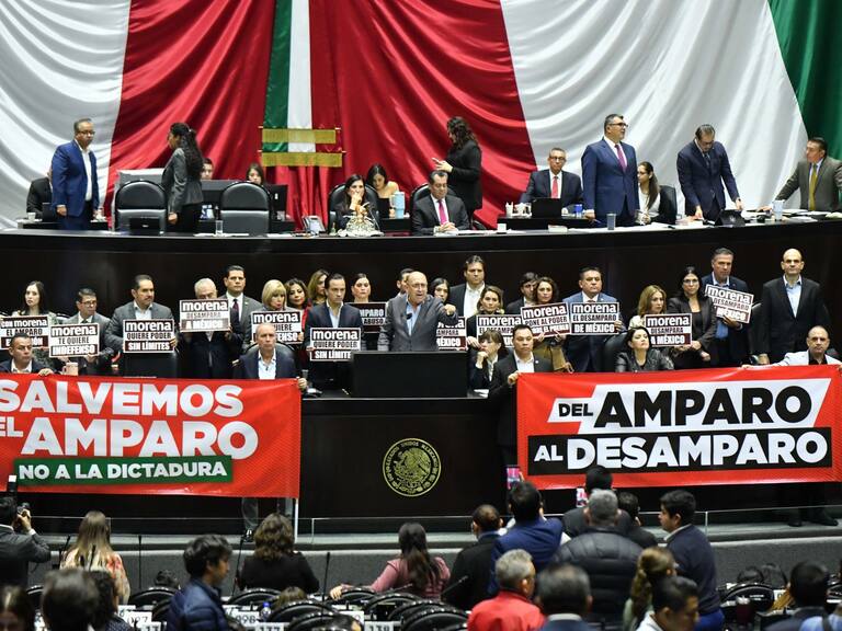 La oposición se pronunció en contra de la reforma a la ley de amparo