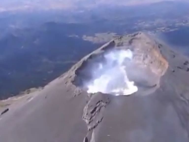 [VIDEO] Se forma nuevo domo en el cráter del Popocatépetl
